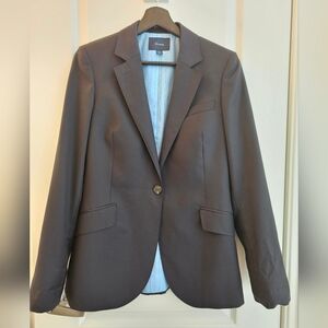 Faconnable Navy Blue Wool Blazer Size 8